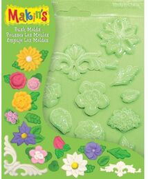 Makin's Clay Push Mold Polimer Kil Şekillendirme Kalıbı Çiçekler