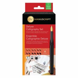Manuscript Deluxe Kaligrafi Kalemi Seti Sola Kesik 6'lı Karton Kutu - 1