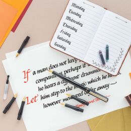 Manuscript Deluxe Kaligrafi Kalemi Seti Sola Kesik 6'lı Karton Kutu - 3