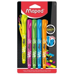 Maped Fluo Pen Kalem Tipi Fosforlu Kalem 5'li Blister (734027) - Maped