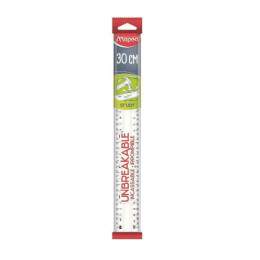 Maped Study Kırılmaz Şeffaf Cetvel 30 Cm. (245620) - 1