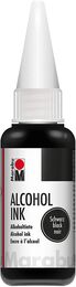 Marabu Alcohol Ink Alkol Bazlı Mürekkep 20 ml. Black