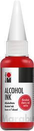 Marabu Alcohol Ink Alkol Bazlı Mürekkep 20 ml. Cherry Red
