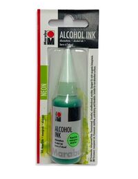 Marabu Alcohol Ink Alkol Bazlı Mürekkep 20 ml. Neon Green