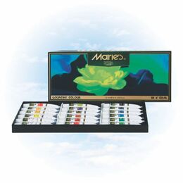 Maries Guaj Boya Seti 18 Renk x 12 ml. - 1