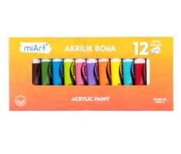 MiArt Akrilik Boya Seti 15 Ml.x 12 Renk Tüp (MA1512) - 1
