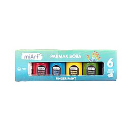 Miart Parmak Boyası 6 Renk x 30 ml. (MP306) - Miart