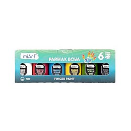 Miart Parmak Boyası 6 Renk x 90 ml. (MP906) - Miart