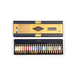 Mijello Mission Gold Class Pigment Tüp Sulu Boya Seti 24 Renk x 7 ml. - Mijello