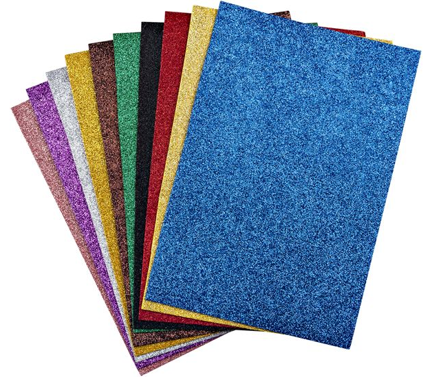 Mikro Simli Eva 35x50 Cm. 10 Renk