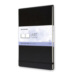 Moleskine Art Collection Album Sert Kapak Suluboya Defteri 21x30 cm. 200 gr. 60 Sayfa Siyah - 1