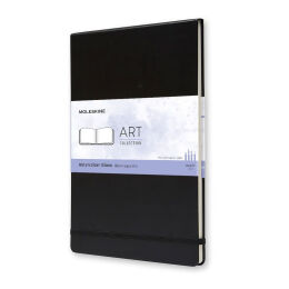 Moleskine Art Collection Album Sert Kapak Suluboya Defteri 21x30 cm. 200 gr. 60 Sayfa Siyah - 1
