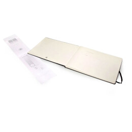 Moleskine Art Collection Album Sert Kapak Suluboya Defteri 21x30 cm. 200 gr. 60 Sayfa Siyah - 2