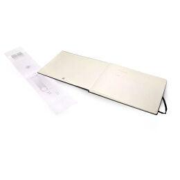 Moleskine Art Collection Album Sert Kapak Suluboya Defteri 21x30 cm. 200 gr. 60 Sayfa Siyah - 2