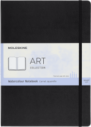 Moleskine Art Collection Sert Kapak Suluboya Defteri 21x30 cm. 200 gr. 60 Sayfa Siyah - 1