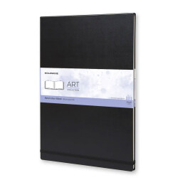 Moleskine Art Collection Album Sert Kapak Suluboya Defteri 29x42 cm. 200 gr. 60 Sayfa Siyah - 1