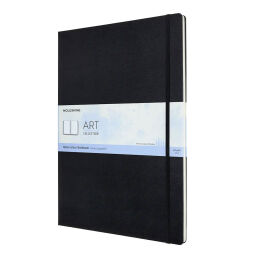 Moleskine Art Collection Sert Kapak Suluboya Defteri 29x42 cm. 200 gr. 60 Sayfa Siyah - 1