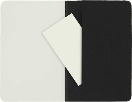 Moleskine Chaier 3'lü Günlük Defter Çizgisiz Cep Boy 9x14 cm. 64 Sayfa Siyah - 4