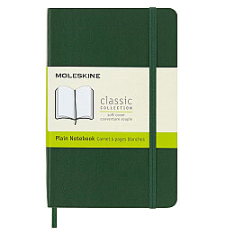 Moleskine Sert Kapak Çizgisiz Defter Cep Boy 9x14 cm. 192 Sayfa Mersin Yeşili - Moleskine