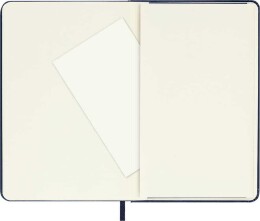 Moleskine Sert Kapak Çizgisiz Defter Cep Boy 9x14 cm. 192 Sayfa Safir Mavi - 3