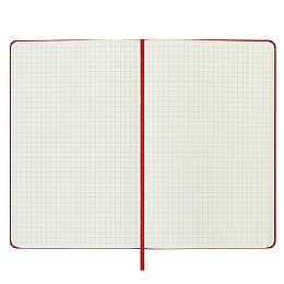 Moleskine Sert Kapak Kareli Defter M Boy 11.5x18 cm. 208 Sayfa Kızıl Kırmızı - 2