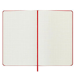 Moleskine Sert Kapak Kareli Defter M Boy 11.5x18 cm. 208 Sayfa Kızıl Kırmızı - 2