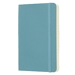Moleskine Yumuşak Kapak Çizgili Defter Cep Boy 9x14 cm. 192 Sayfa Mercan Mavi - 2