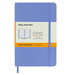Moleskine Yumuşak Kapak Çizgili Defter Cep Boy 9x14 cm. 192 Sayfa Ortanca Mavi - Moleskine