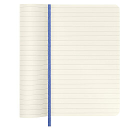 Moleskine Yumuşak Kapak Çizgili Defter Cep Boy 9x14 cm. 192 Sayfa Ortanca Mavi - 3