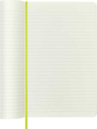 Moleskine Yumuşak Kapak Çizgili Defter L Boy 13x21 cm. 192 Sayfa Limon Yeşili - 4