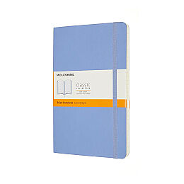 Moleskine Yumuşak Kapak Çizgili Defter L Boy 13x21 cm. 192 Sayfa Ortanca Mavi - 1