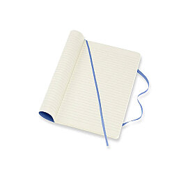 Moleskine Yumuşak Kapak Çizgili Defter L Boy 13x21 cm. 192 Sayfa Ortanca Mavi - 3