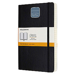 Moleskine Yumuşak Kapak Çizgili Defter L Boy 13x21 cm. 400 Sayfa Siyah - 1