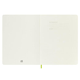 Moleskine Yumuşak Kapak Çizgili Defter XL Boy 19x25 cm. 192 Sayfa Limon Yeşili - 3