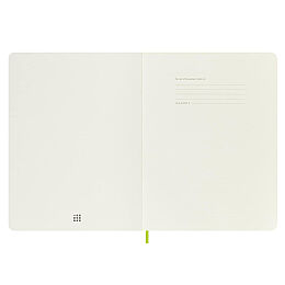 Moleskine Yumuşak Kapak Çizgili Defter XL Boy 19x25 cm. 192 Sayfa Limon Yeşili - 3