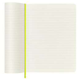 Moleskine Yumuşak Kapak Çizgili Defter XL Boy 19x25 cm. 192 Sayfa Limon Yeşili - 4