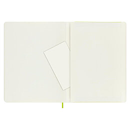 Moleskine Yumuşak Kapak Çizgili Defter XL Boy 19x25 cm. 192 Sayfa Limon Yeşili - 5