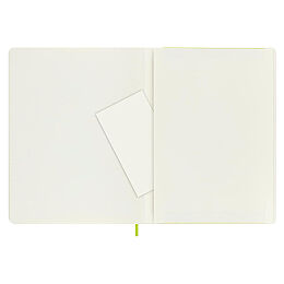 Moleskine Yumuşak Kapak Çizgili Defter XL Boy 19x25 cm. 192 Sayfa Limon Yeşili - 5