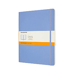 Moleskine Yumuşak Kapak Çizgili Defter XL Boy 19x25 cm. 192 Sayfa Ortanca Mavi - Moleskine