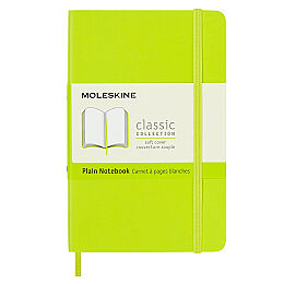 Moleskine Yumuşak Kapak Çizgisiz Defter Cep Boy 9x14 cm. 192 Sayfa Limon Yeşili - 1