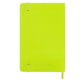 Moleskine Yumuşak Kapak Çizgisiz Defter Cep Boy 9x14 cm. 192 Sayfa Limon Yeşili - 2