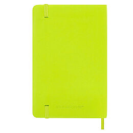 Moleskine Yumuşak Kapak Çizgisiz Defter Cep Boy 9x14 cm. 192 Sayfa Limon Yeşili - 2