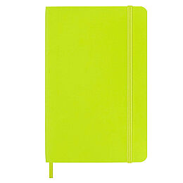 Moleskine Yumuşak Kapak Çizgisiz Defter Cep Boy 9x14 cm. 192 Sayfa Limon Yeşili - 3