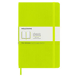 Moleskine Yumuşak Kapak Çizgisiz Defter L Boy 13x21 cm. 192 Sayfa Limon Yeşili - Moleskine