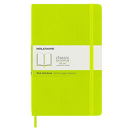 Moleskine Yumuşak Kapak Çizgisiz Defter L Boy 13x21 cm. 192 Sayfa Limon Yeşili - 1
