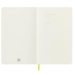 Moleskine Yumuşak Kapak Çizgisiz Defter L Boy 13x21 cm. 192 Sayfa Limon Yeşili - 4