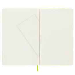 Moleskine Yumuşak Kapak Çizgisiz Defter L Boy 13x21 cm. 192 Sayfa Limon Yeşili - 6