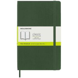 Moleskine Yumuşak Kapak Çizgisiz Defter L Boy 13x21 cm. 192 Sayfa Mersin Yeşili - 1