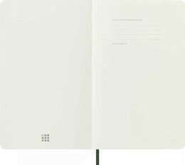 Moleskine Yumuşak Kapak Çizgisiz Defter L Boy 13x21 cm. 192 Sayfa Mersin Yeşili - 5