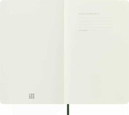 Moleskine Yumuşak Kapak Çizgisiz Defter L Boy 13x21 cm. 192 Sayfa Mersin Yeşili - 5